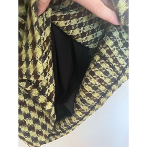 New Eva Franco Plaid Short Sleeve Pencil Dress - Picture 7 of 7